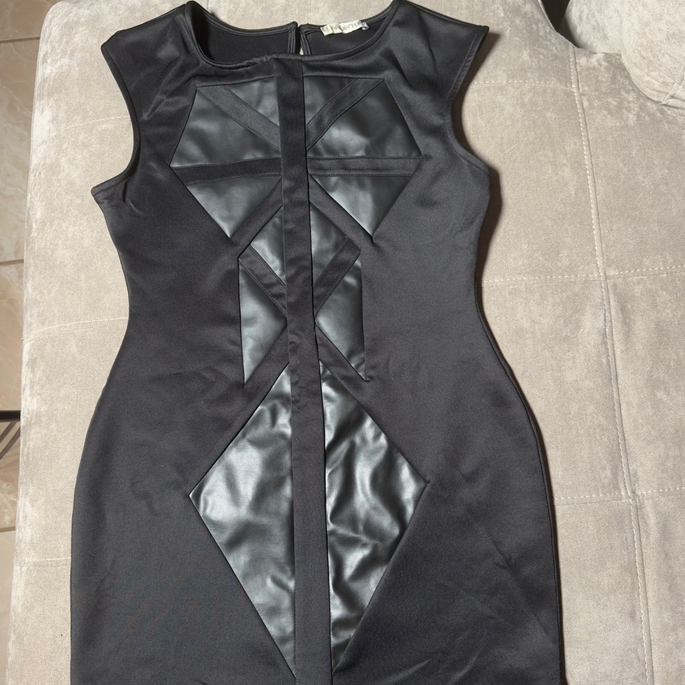 Arden B Black Bodycon Mini Dress for Cocktail